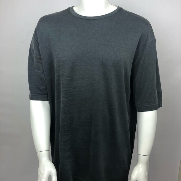 Claiborne Mens Size XL Heather Grey Tee T shirt - Picture 5 of 8